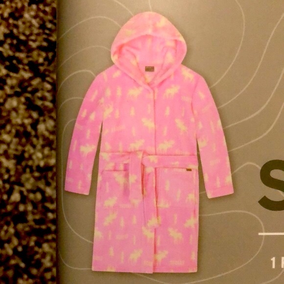 Eddie Bauer Kids Girls 3 Piece Set Robe Pajama Sleep Set - Picture 4 of 8